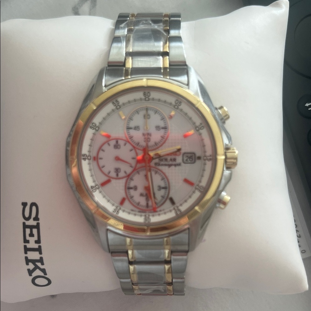 Seiko Two-Tone Chronograph Watch